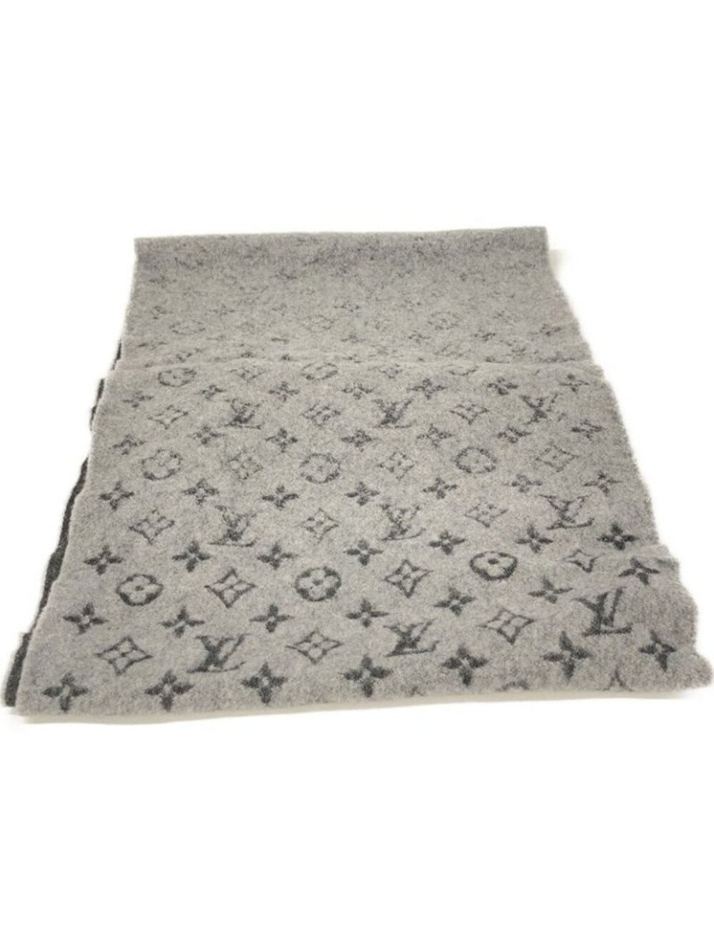 Louis Vuitton Gray Monogram Gradient Scarf - Picture 3 of 7